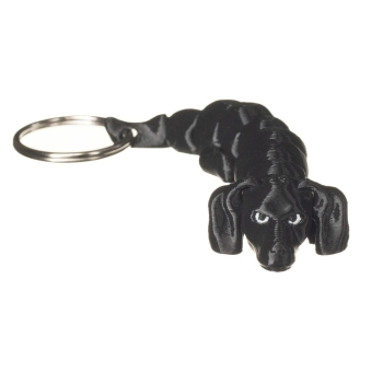 Jamnik czarny - brelok do kluczy